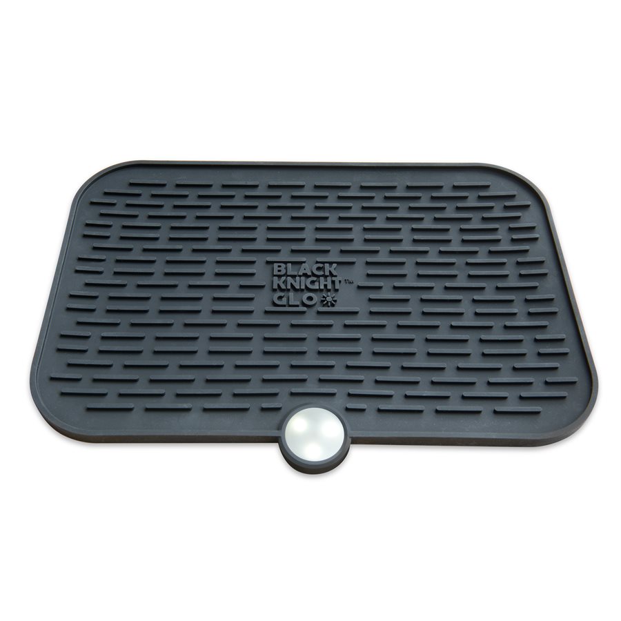CPAPology Black Knight GLO Protector Mat, Black
