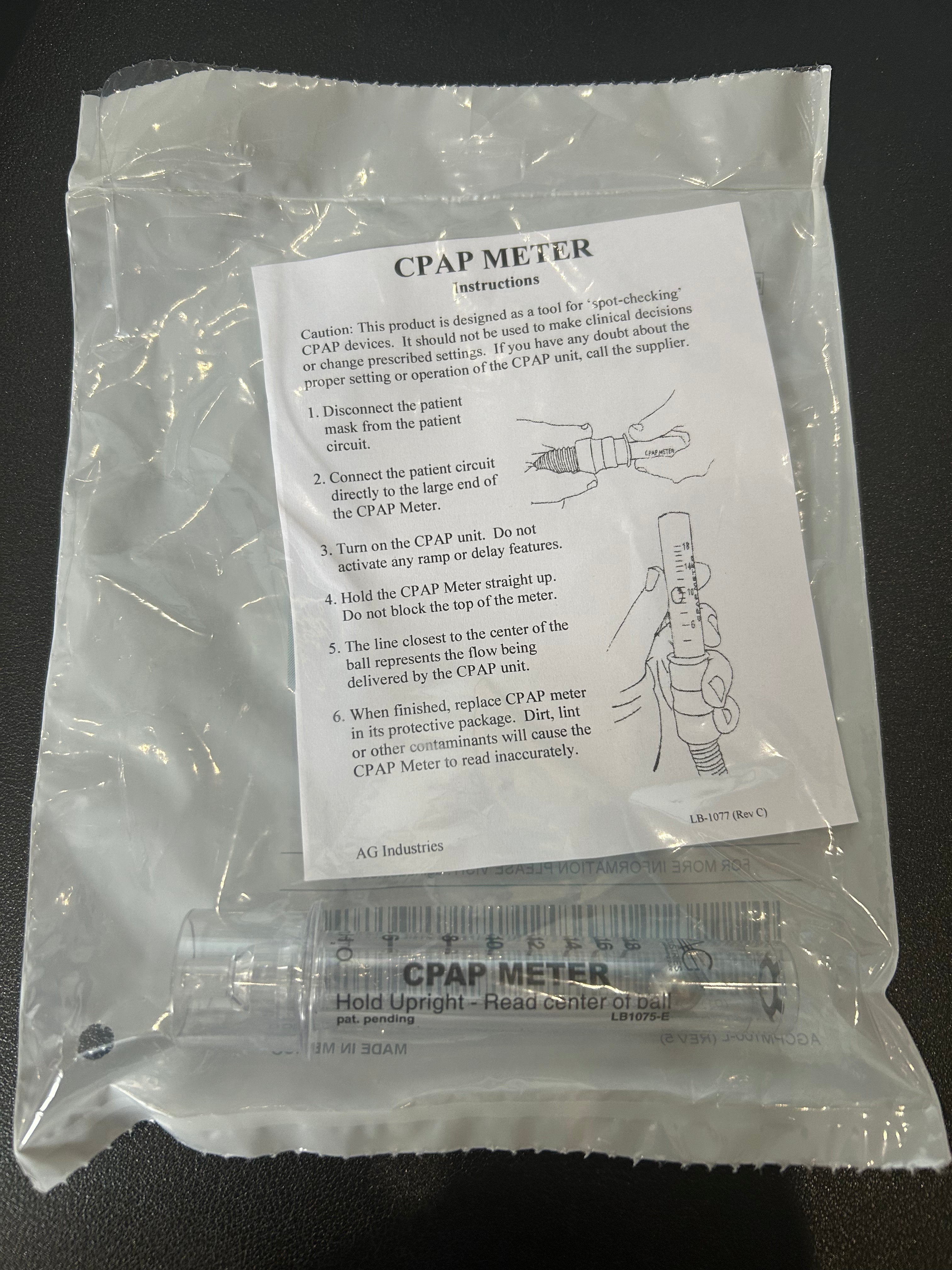 AG CPAP Meter