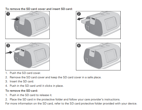Carte SD ResMed AirSense 10, 11 et AirCurve 10, 11