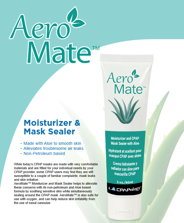CPAPology AeroMate CPAP Moisturizing Lotion with Aloe
