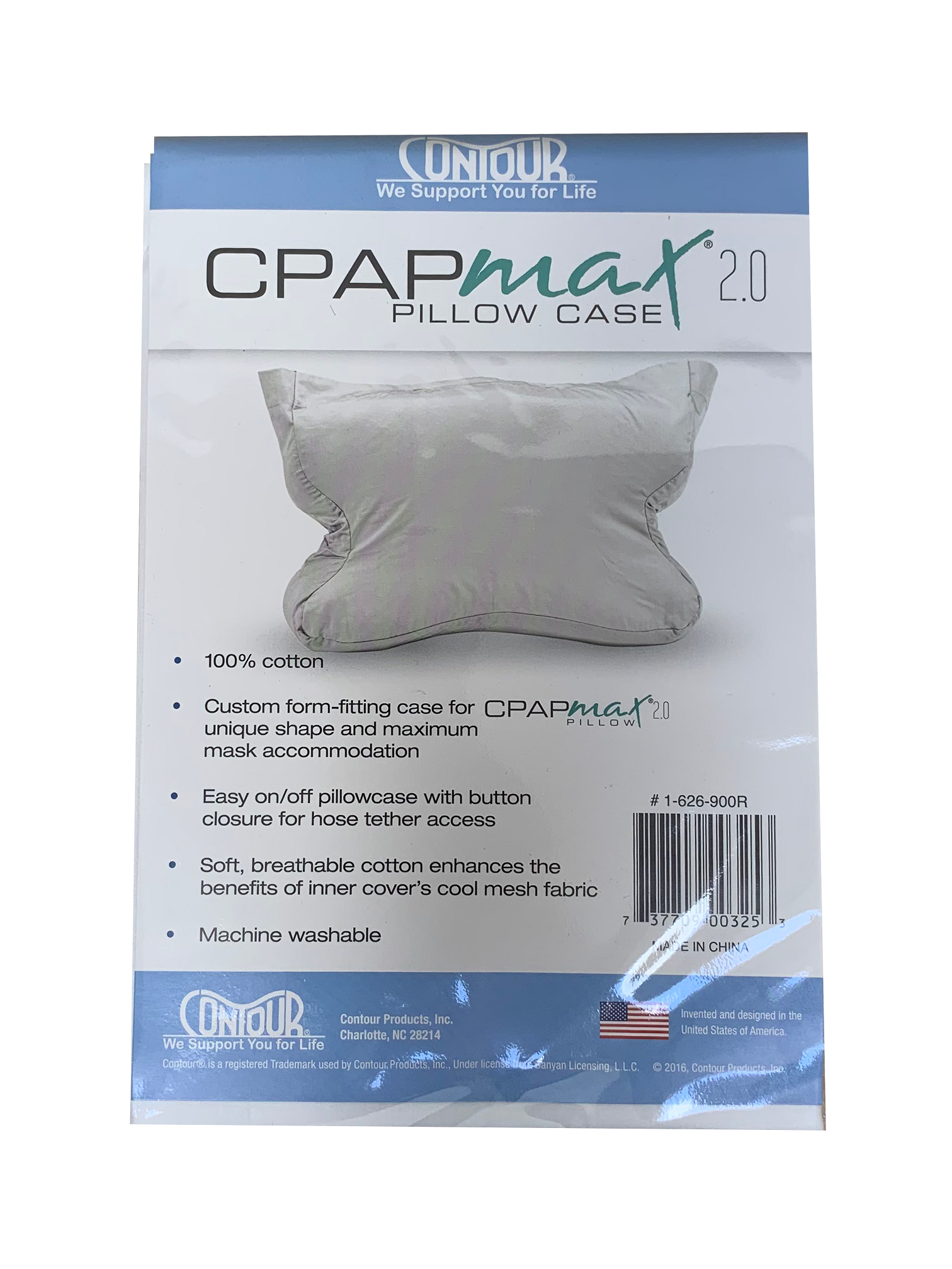 Taie d'oreiller Contour CPAPMax/CPAPMax 2.0