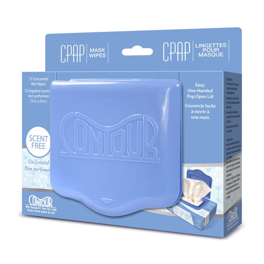 Lingettes pour masque CPAP Contour non parfumées