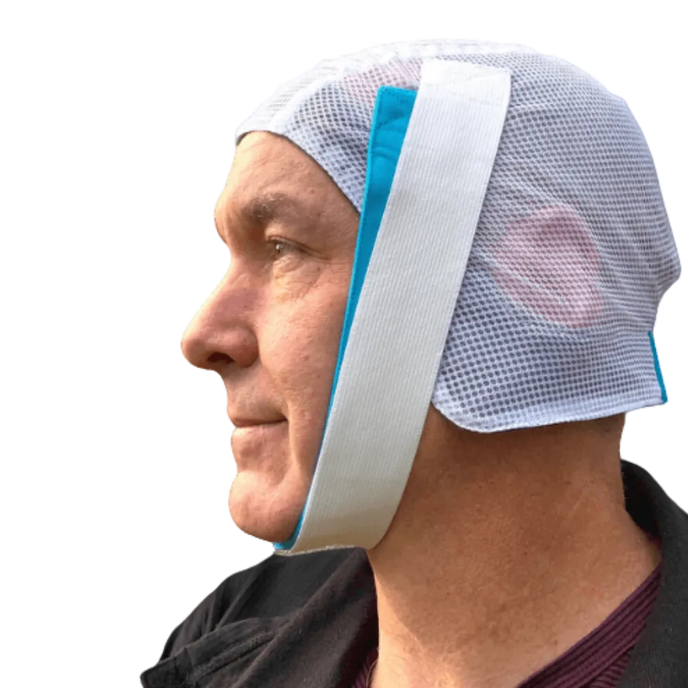 Knightsbridge Dual Band Premium Chinstrap (white)