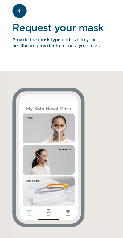 Fisher & Paykel myMask App Mask Selector