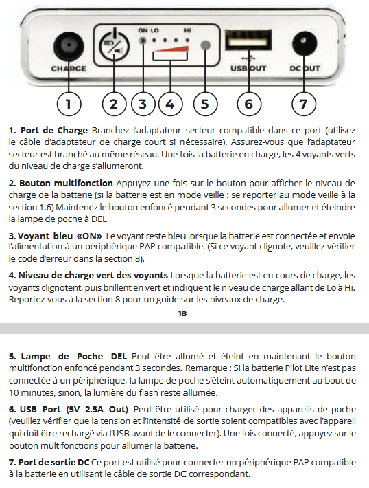 Medistrom Pilot-12 Lite Battery