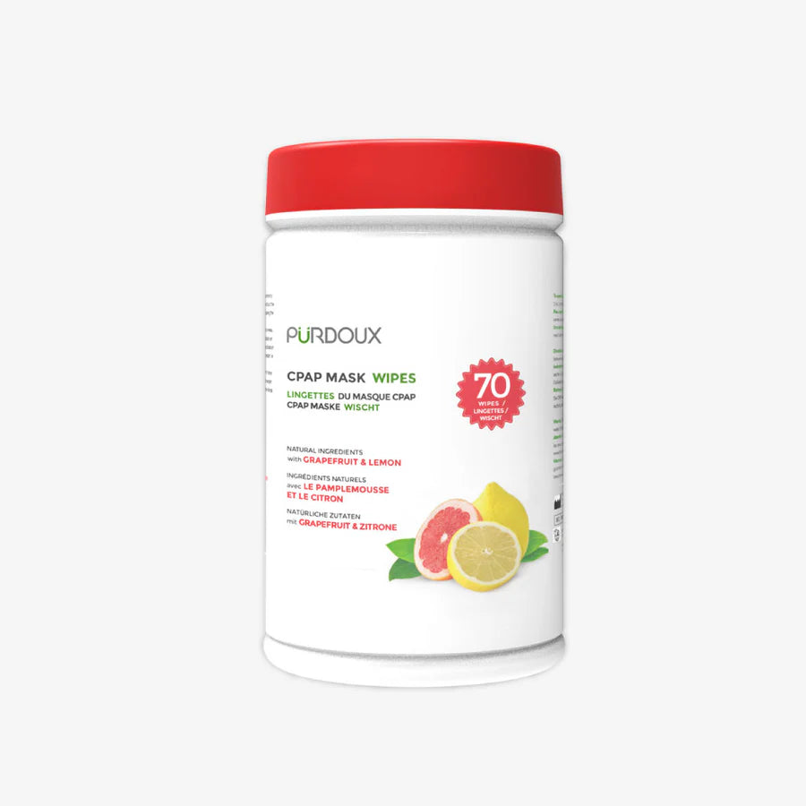 Purdoux CPAP Mask Wipes - Grapefruit & Lemon