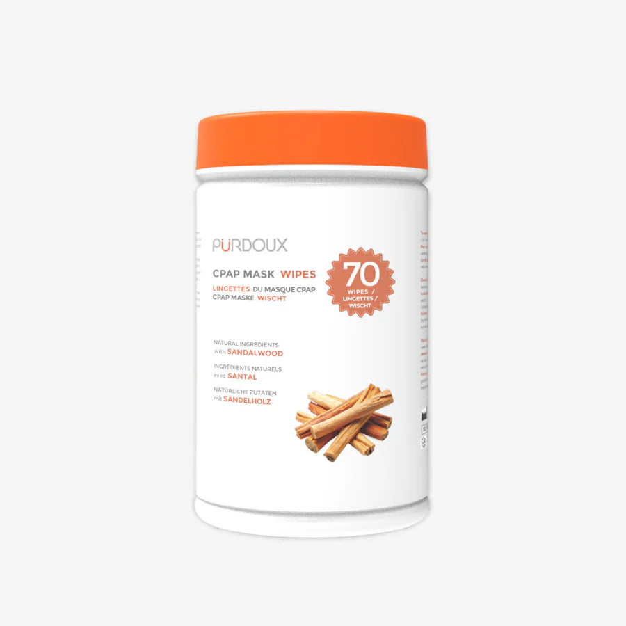 Purdoux CPAP Mask Wipes - Sandalwood
