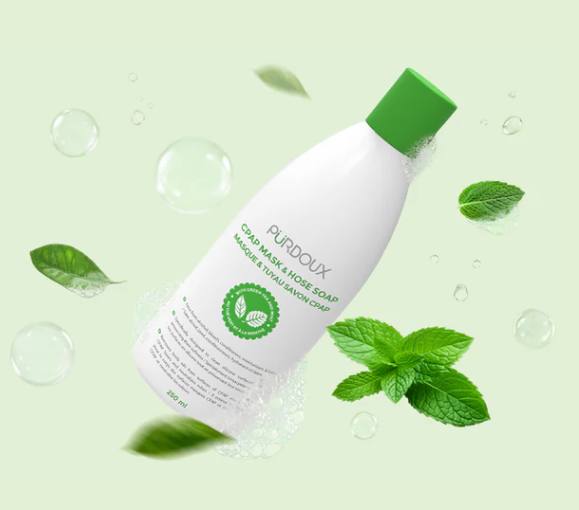 Purdoux CPAP Mask & Hose Soap - Green Tea & Mint