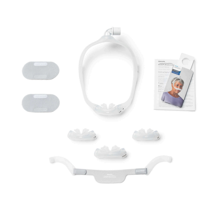 Système d'embouts nasaux Respironics DreamWear - FitPack EN RUPTURE DE STOCK