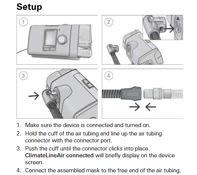 ResMed ClimateLineAir 10 Heated Tubing