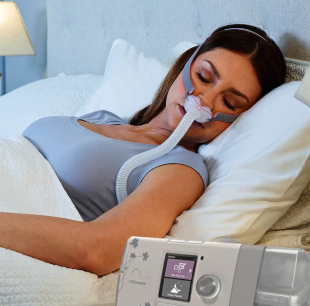 Masque nasal CPAP ResMed AirFit P10 pour femme - Kit d'essai