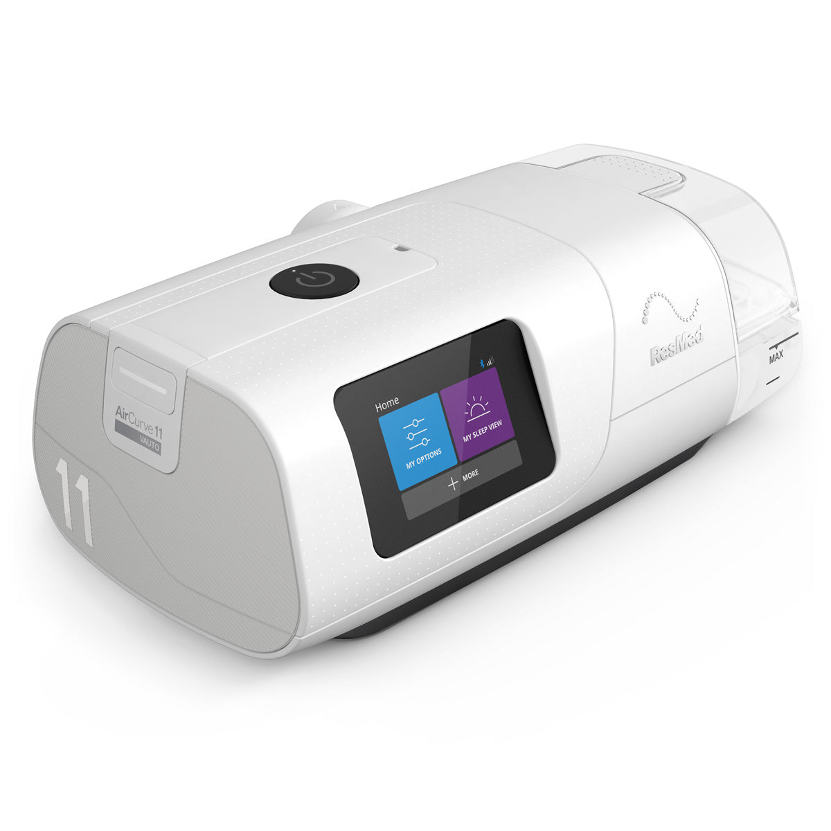 ResMed AirCurve™ 11 VAuto avec tubulure chauffante HumidAir 11 et Climate Line 11