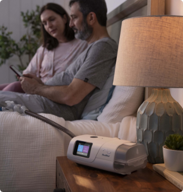 ResMed AirCurve™ 11 VAuto avec tubulure chauffante HumidAir 11 et Climate Line 11