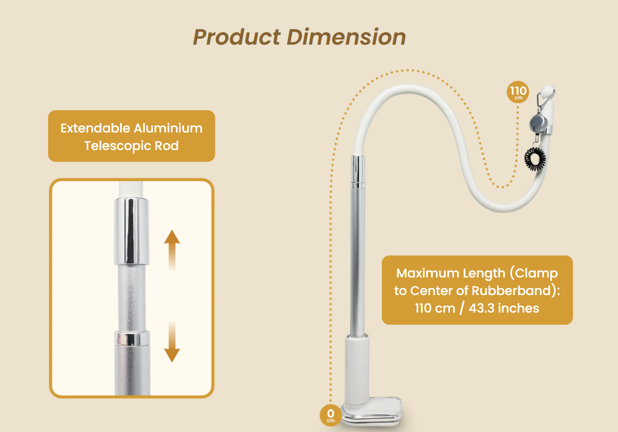 Best in Rest Adjustable CPAP Hose Lift
