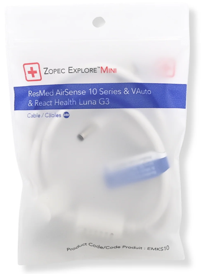 Découvrez le câble Mini - AirSense série 10 et VAuto / Luna G3
