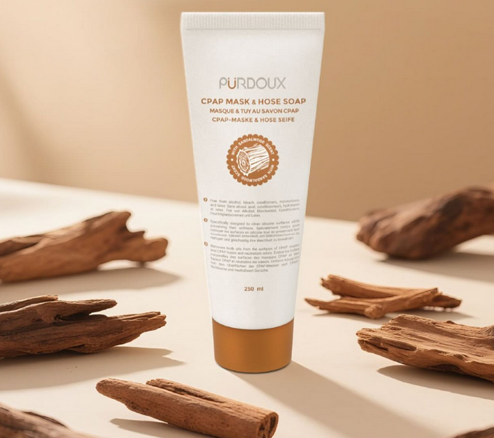Purdoux CPAP Mask & Hose Soap - Sandalwood