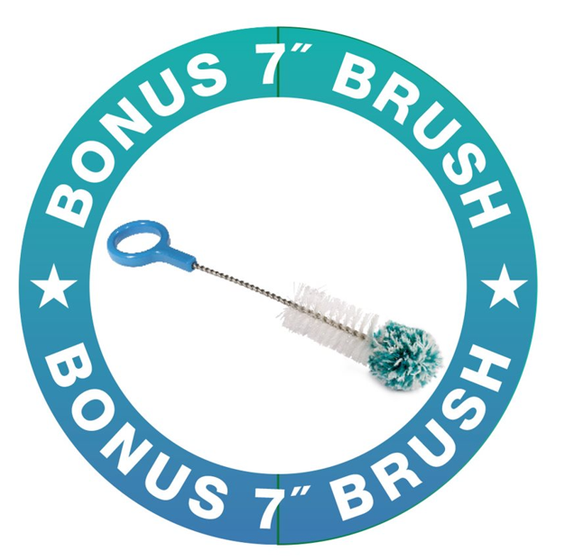 Brosse tubulaire CPAPology Monty Elite (pour SlimLine 12-15 mm)