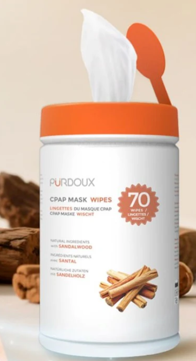 Purdoux CPAP Mask Wipes - Sandalwood