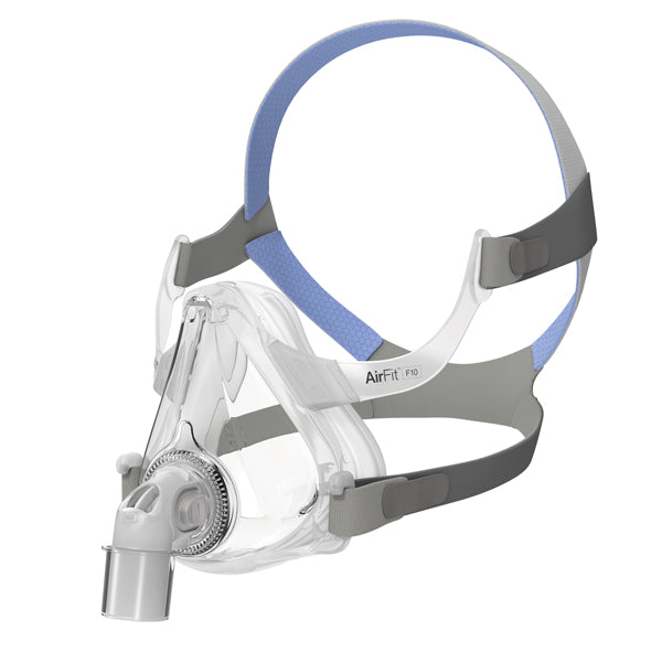 ResMed AirFit F10 Full Face CPAP Mask - Complete System