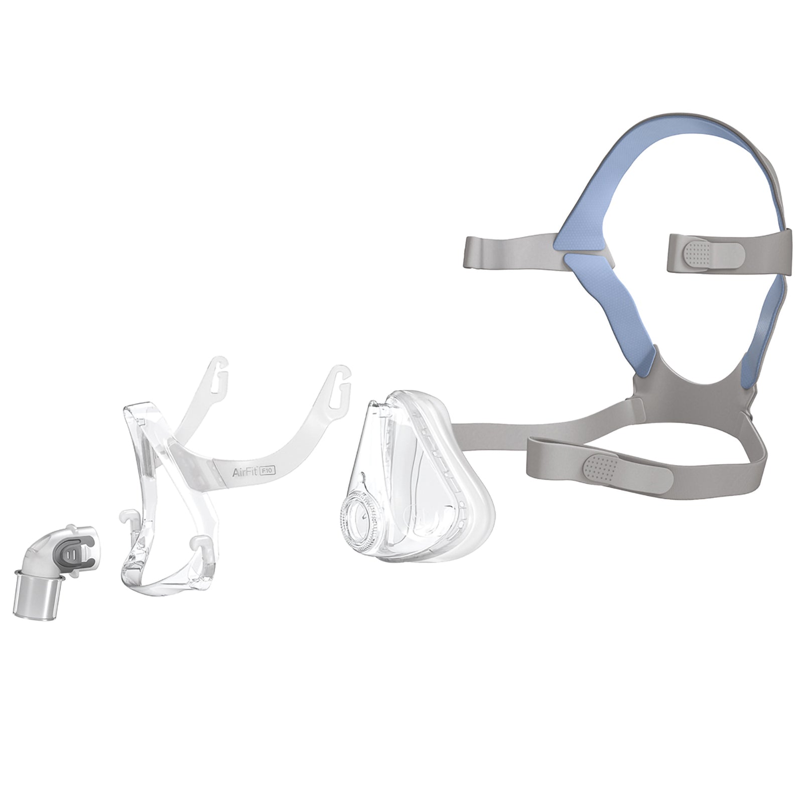 Masque CPAP facial complet ResMed AirFit F10 - Système complet