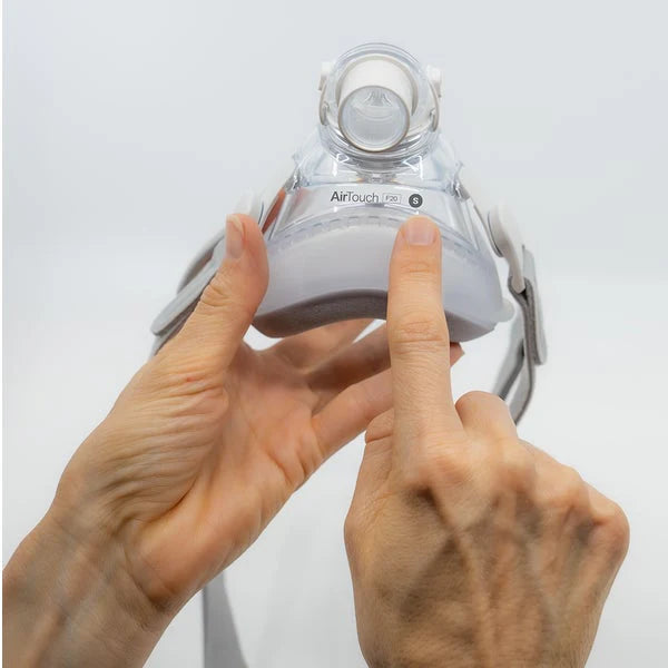 Masque CPAP facial complet ResMed AirTouch F20 pour elle - Système complet