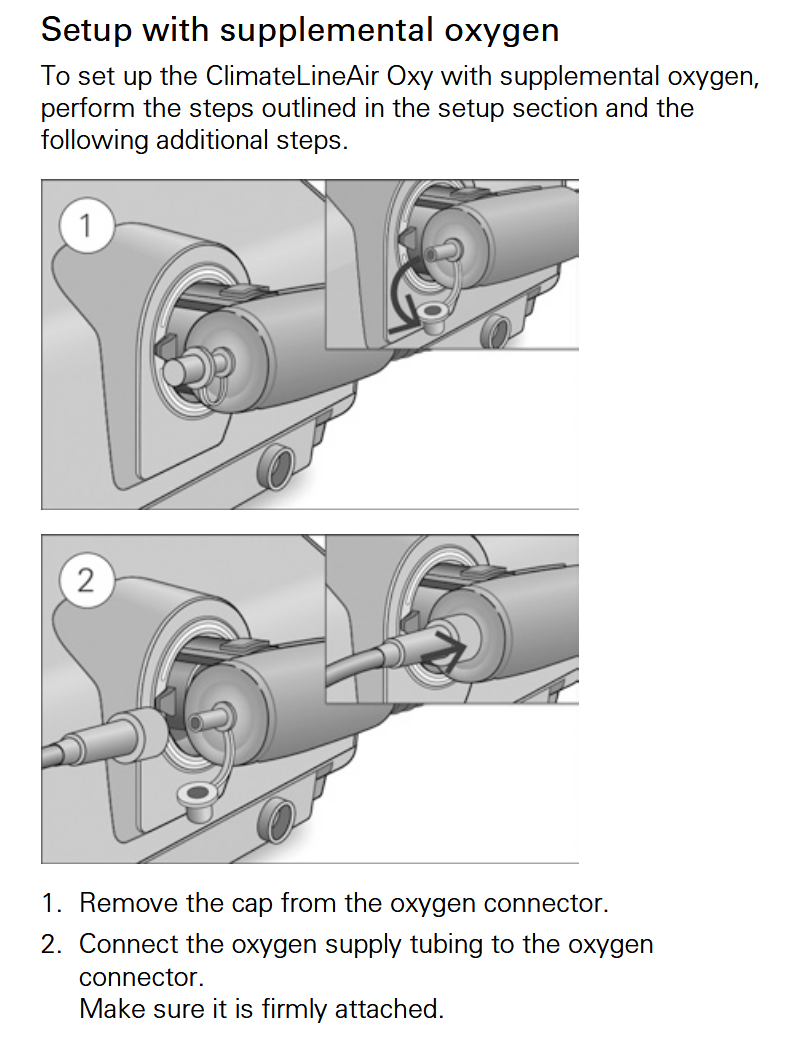 ResMed ClimateLineAir OXY Heated Tubing for AirSense/AirCurve 10 Machines