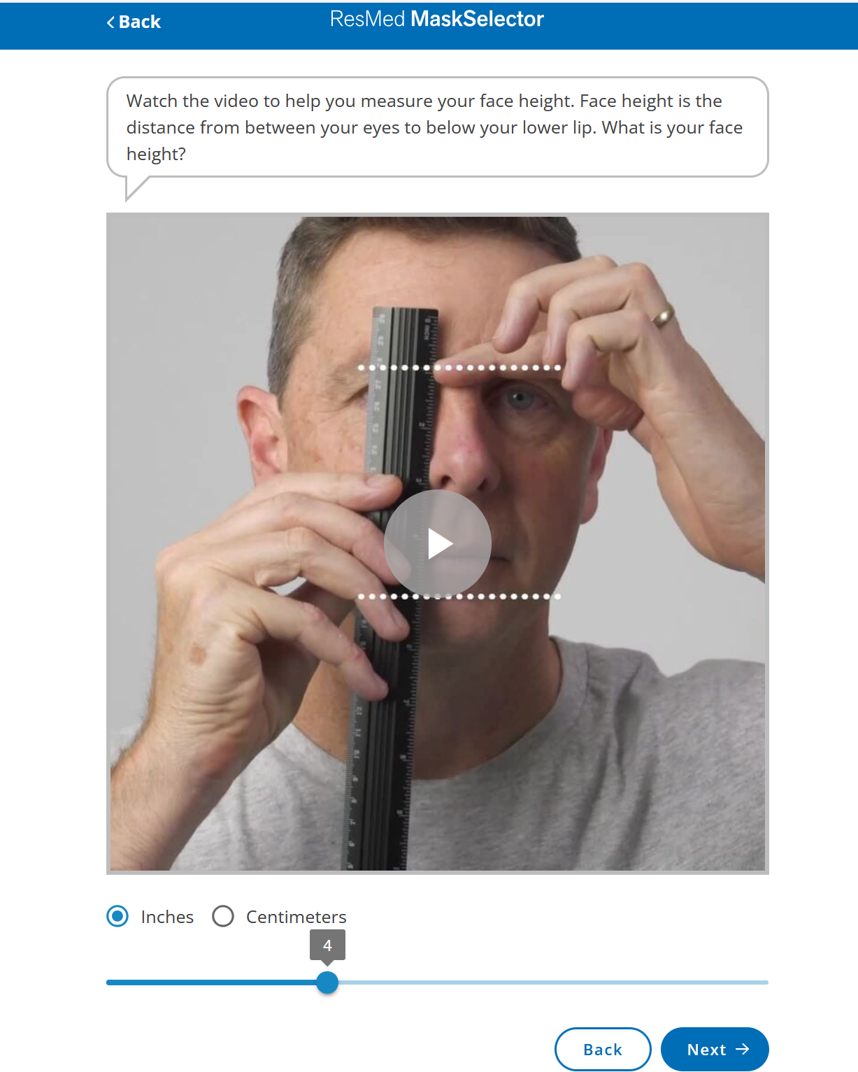 ResMed Mask Selector Tool