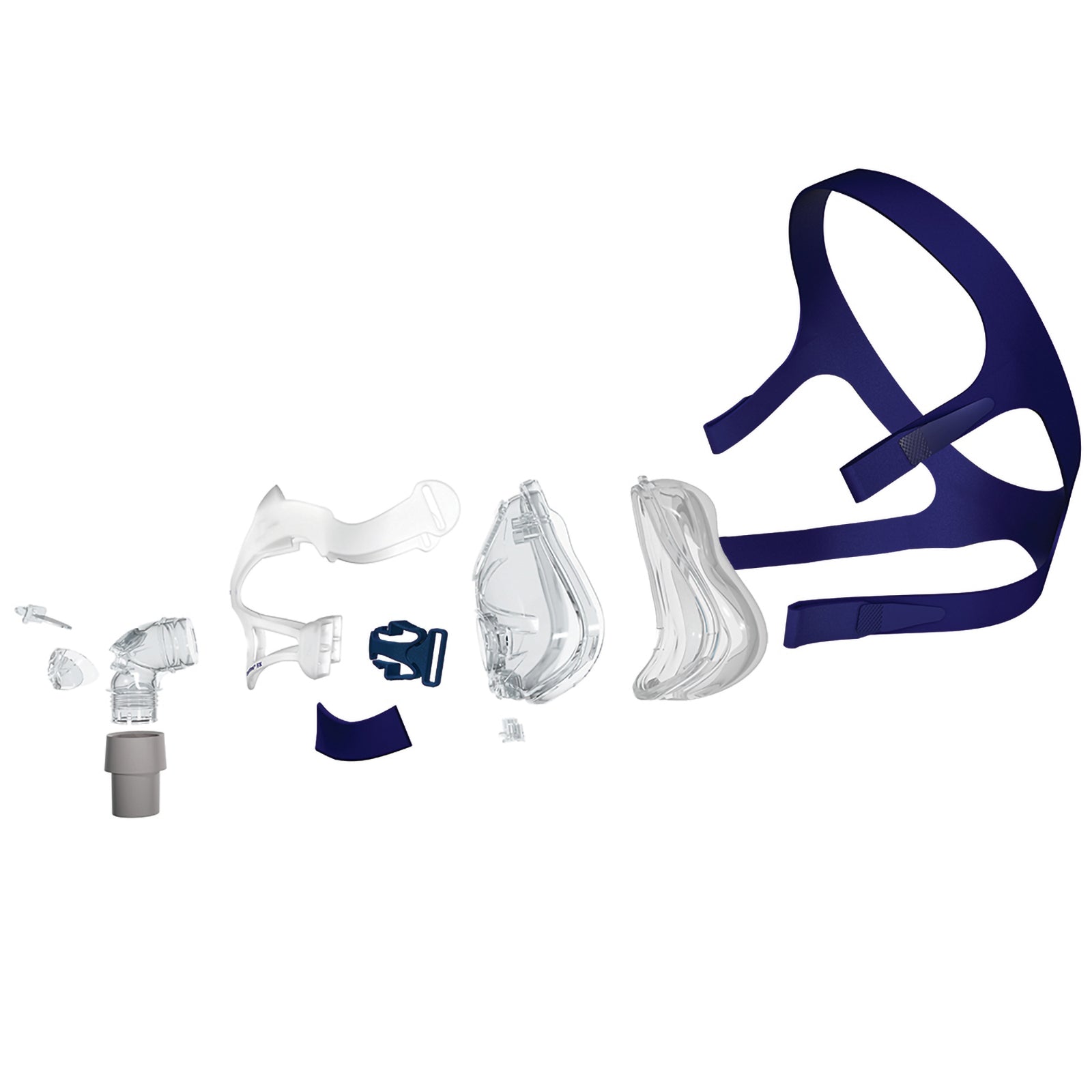 ResMed Quattro FX Full Face CPAP Mask - Complete System
