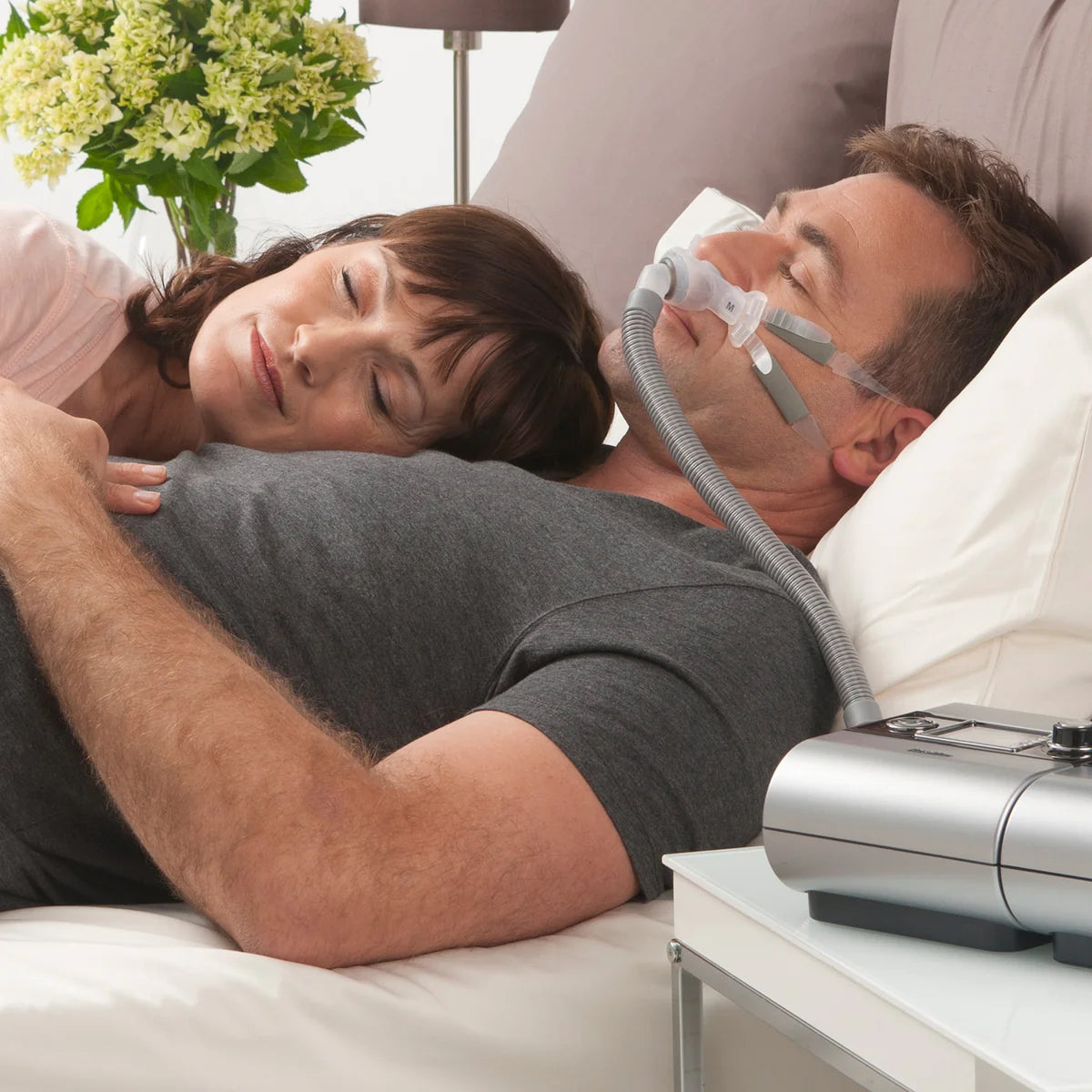 ResMed Swift FX Bella Gray Nasal Pillows CPAP Mask - Fit Pack