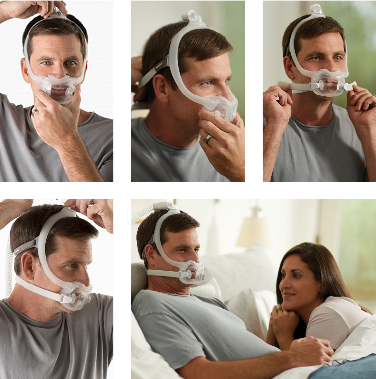 Respironics DreamWear Full Face CPAP Mask - Complete System