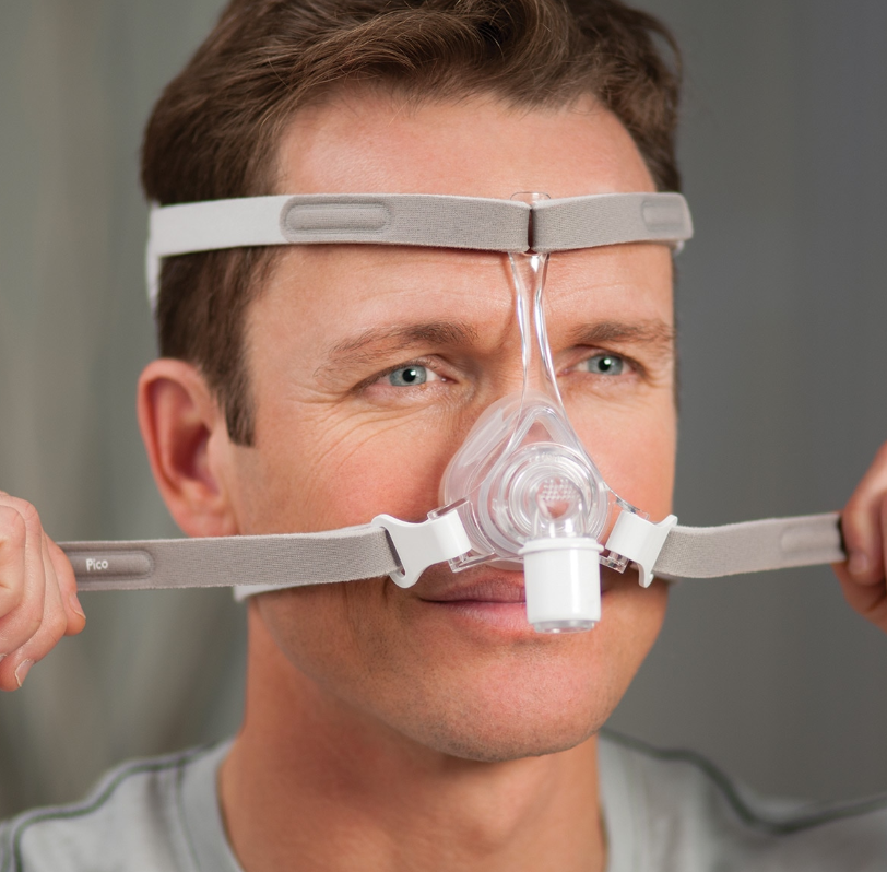 Système nasal complet Respironics Pico avec harnais - FitPack