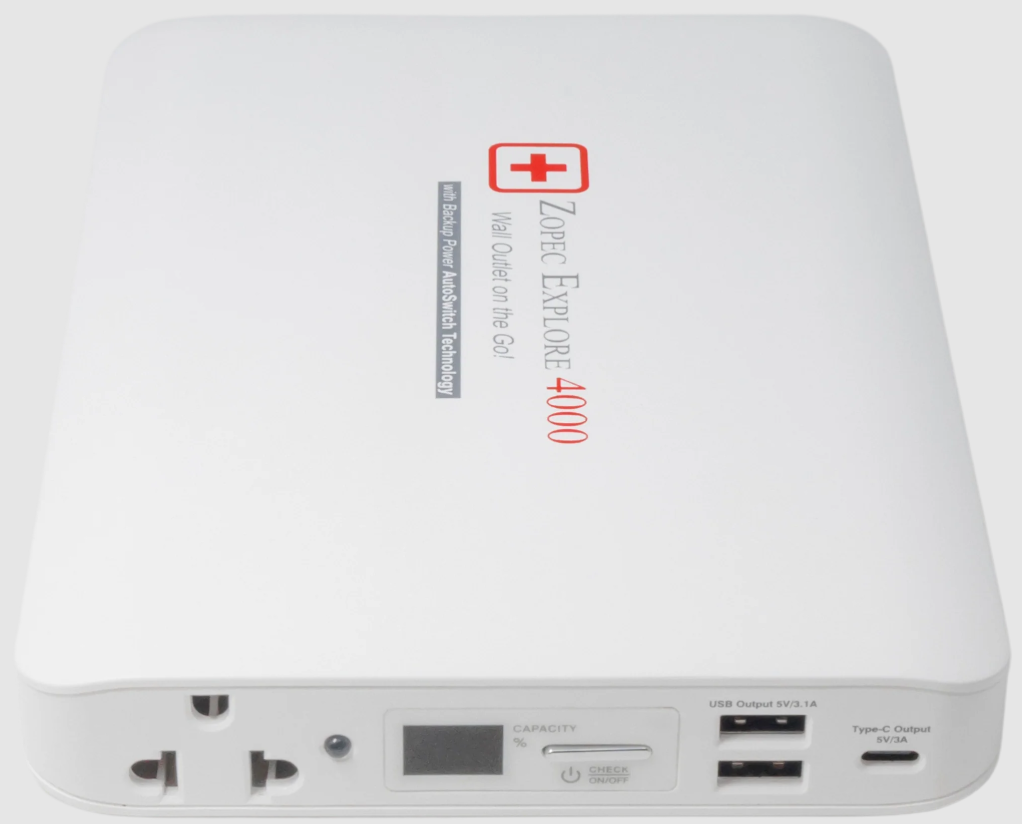 Explorez la batterie de voyage CPAP/BiPAP 4000 (jusqu'à 2 nuits)