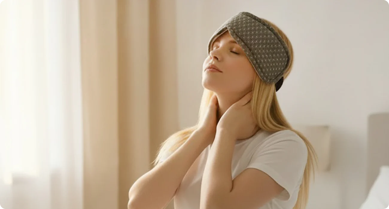 Best in Rest Luxury Memory Foam Anti-Fatigue Eye Mask